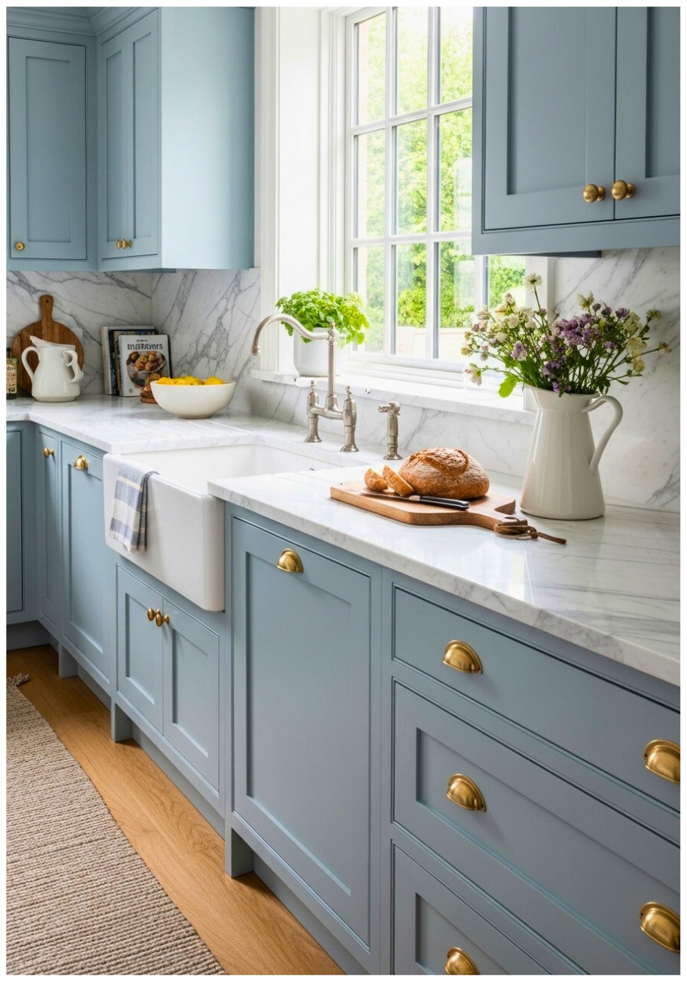 Traditional Shaker Dusty Blue