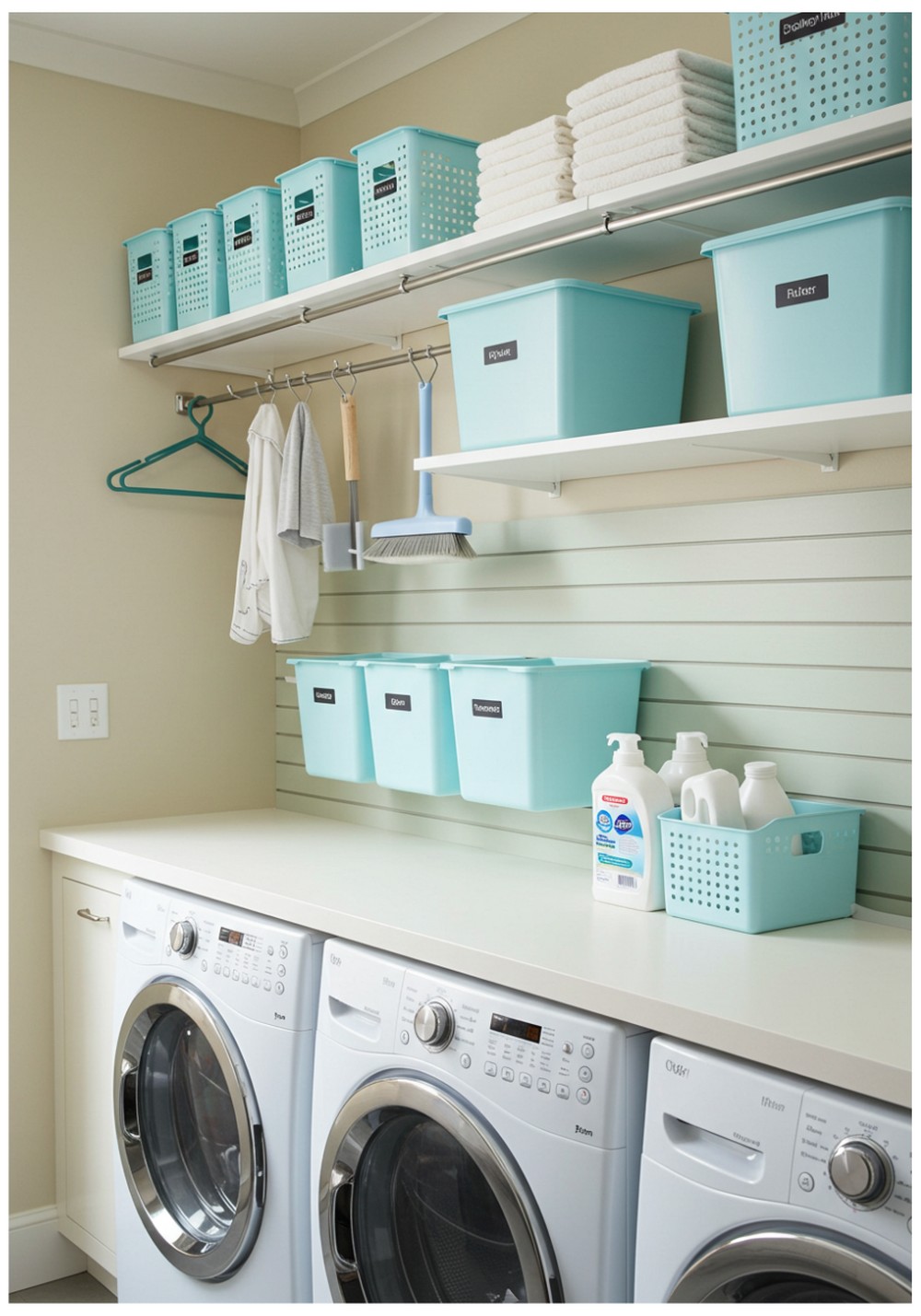 Wall-Mounted Supply Organization