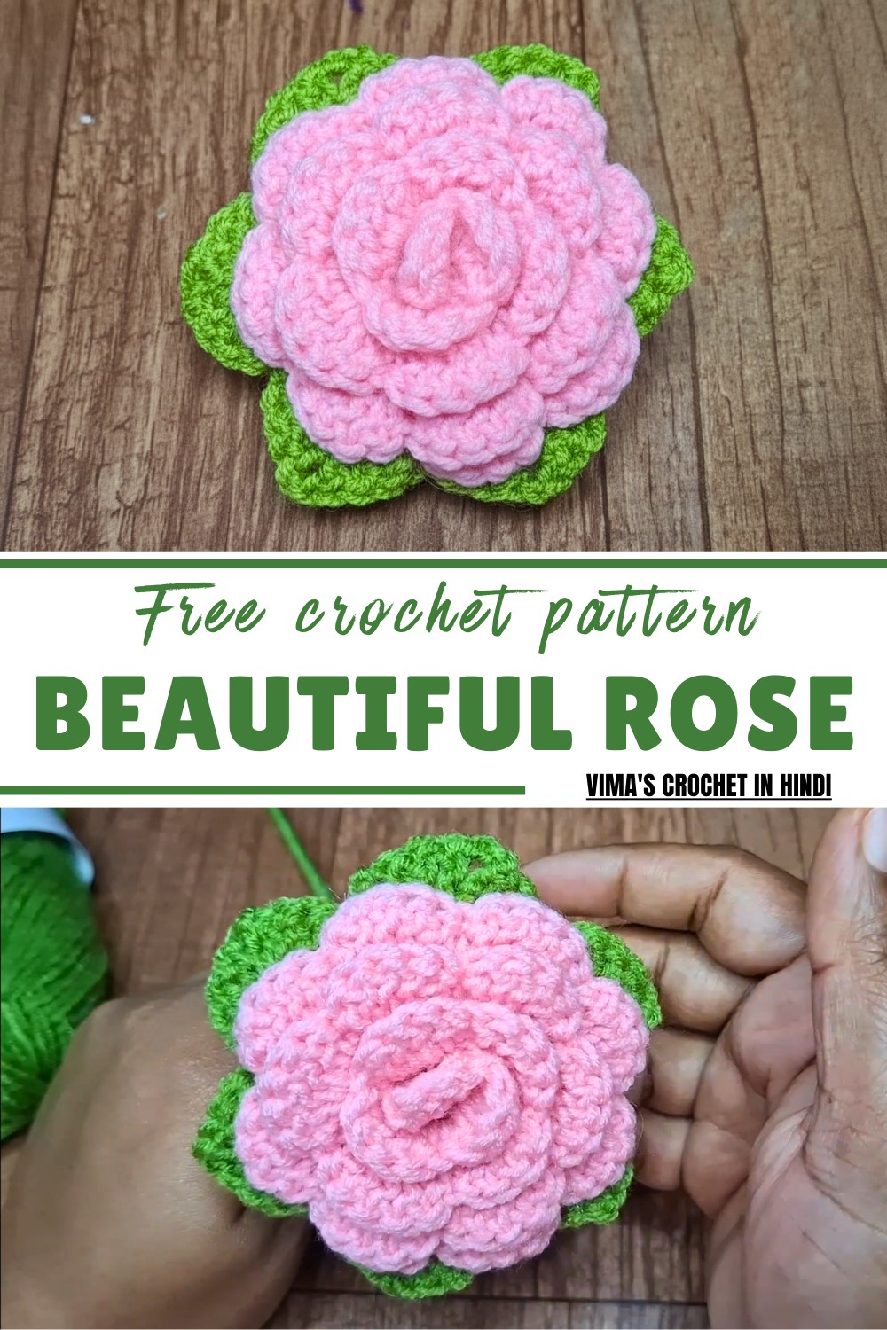 Beautiful Crochet Rose Pattern