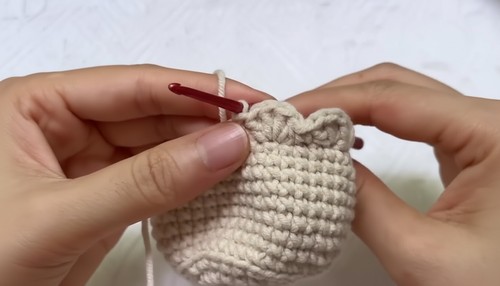 Beautiful Crochet Rose Pot Pattern 7