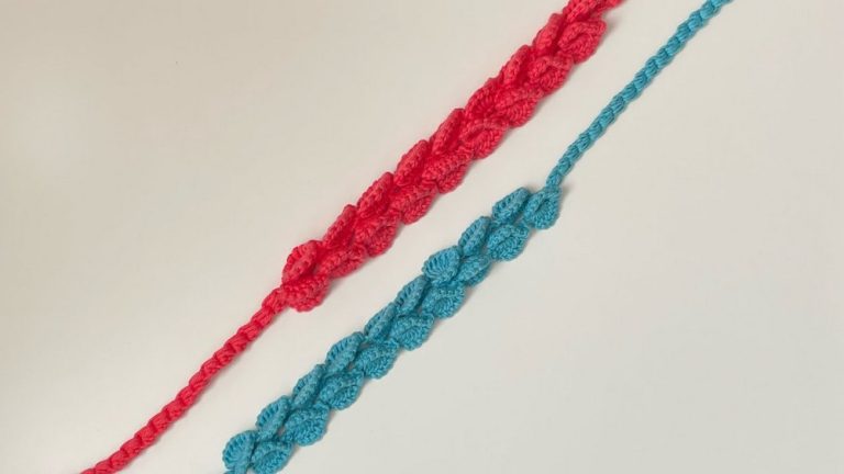 Crochet 3D Flower Petals Headband Pattern 10