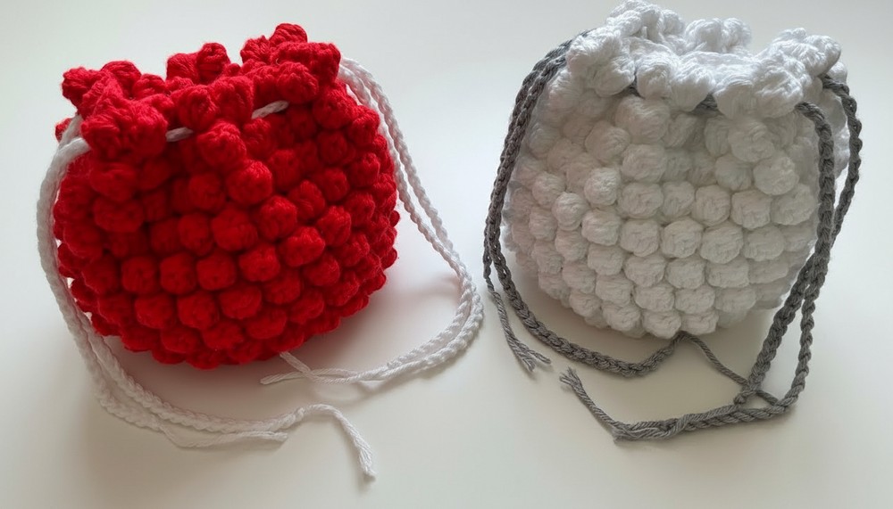 Pouch Stitch Pattern Eco-Friendly Crochet Bobble Stitch Pouch Pattern Must Try - The Newlywed
