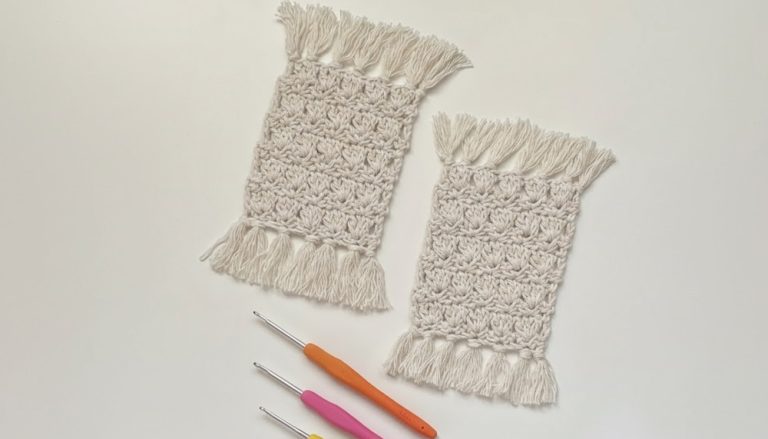 Crochet Boho Style Coaster Pattern 9