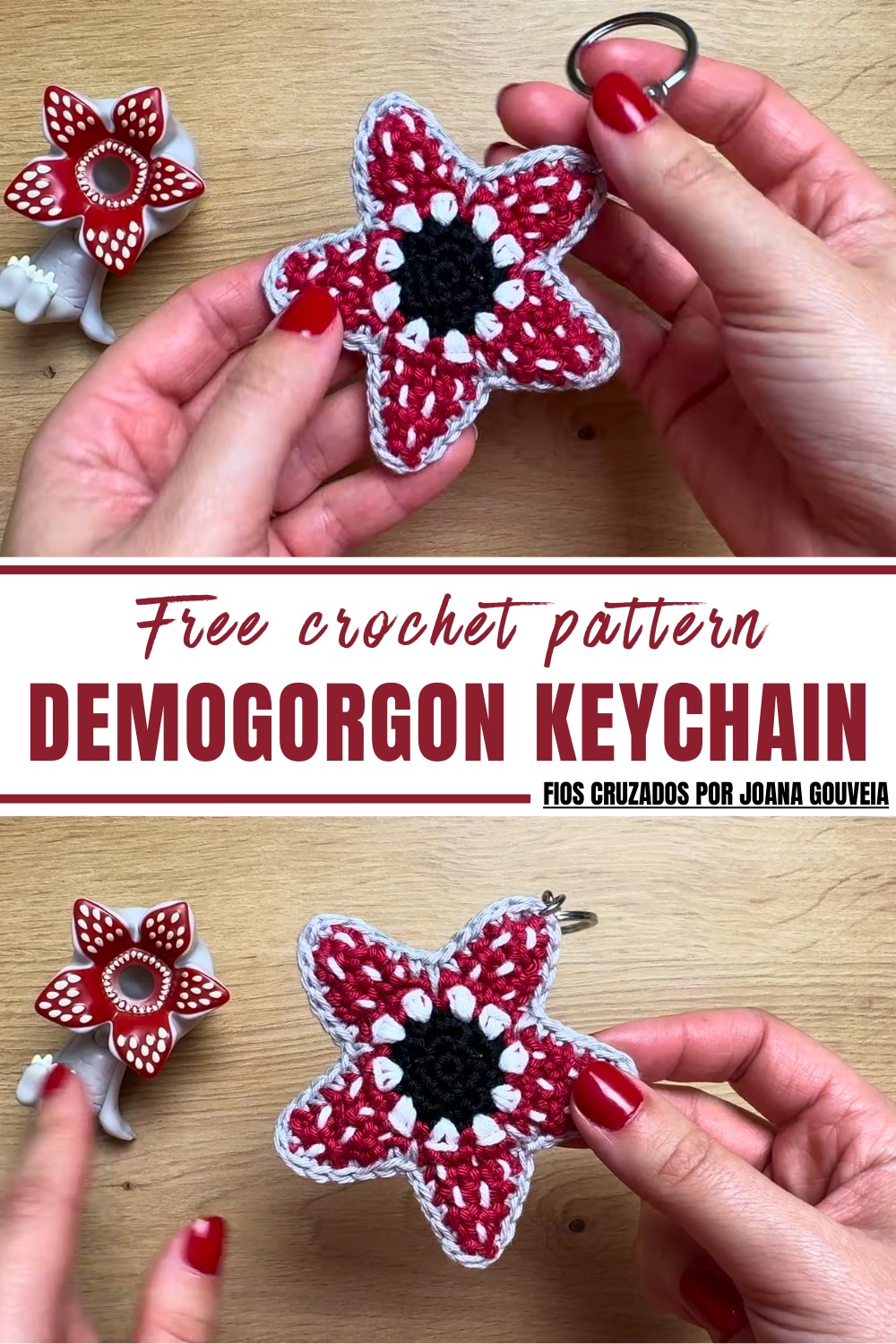 Crochet Demogorgon Keychain Pattern
