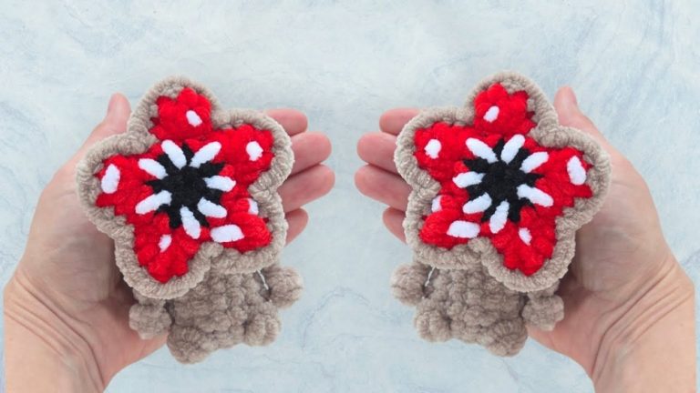 Crochet Demogorgon Mini Amigurumi Pattern 10