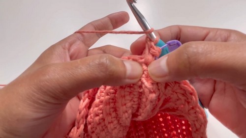 Crochet Double Brim Winter Hat Pattern 5