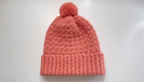 Crochet Double Brim Winter Hat Pattern 9