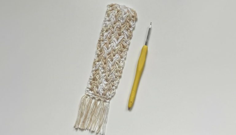 Crochet Feather Stitch Bookmark Pattern 9