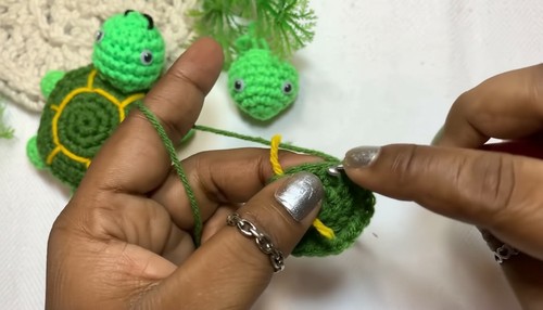 Crochet Mini Turtle Amigurumi Pattern 4