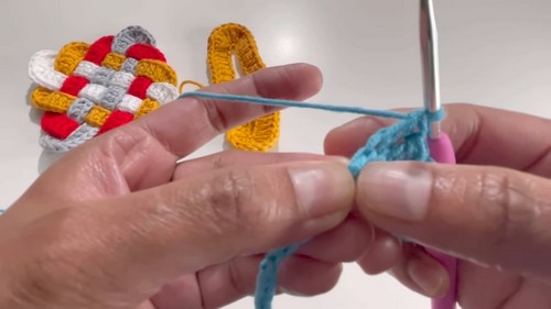 Crochet Sailor’s knot Coaster Pattern 2