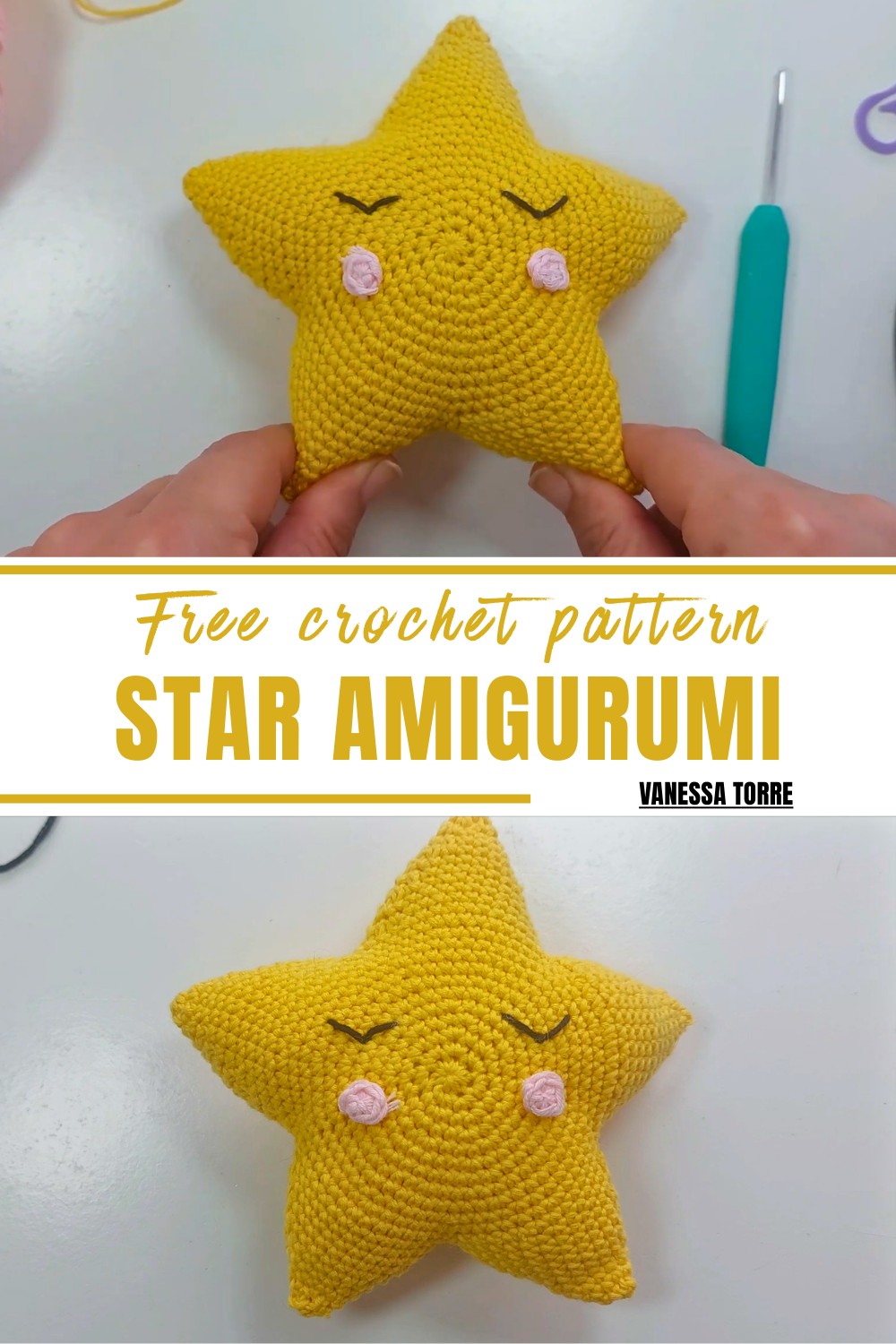 Crochet Star Amigurumi Pattern