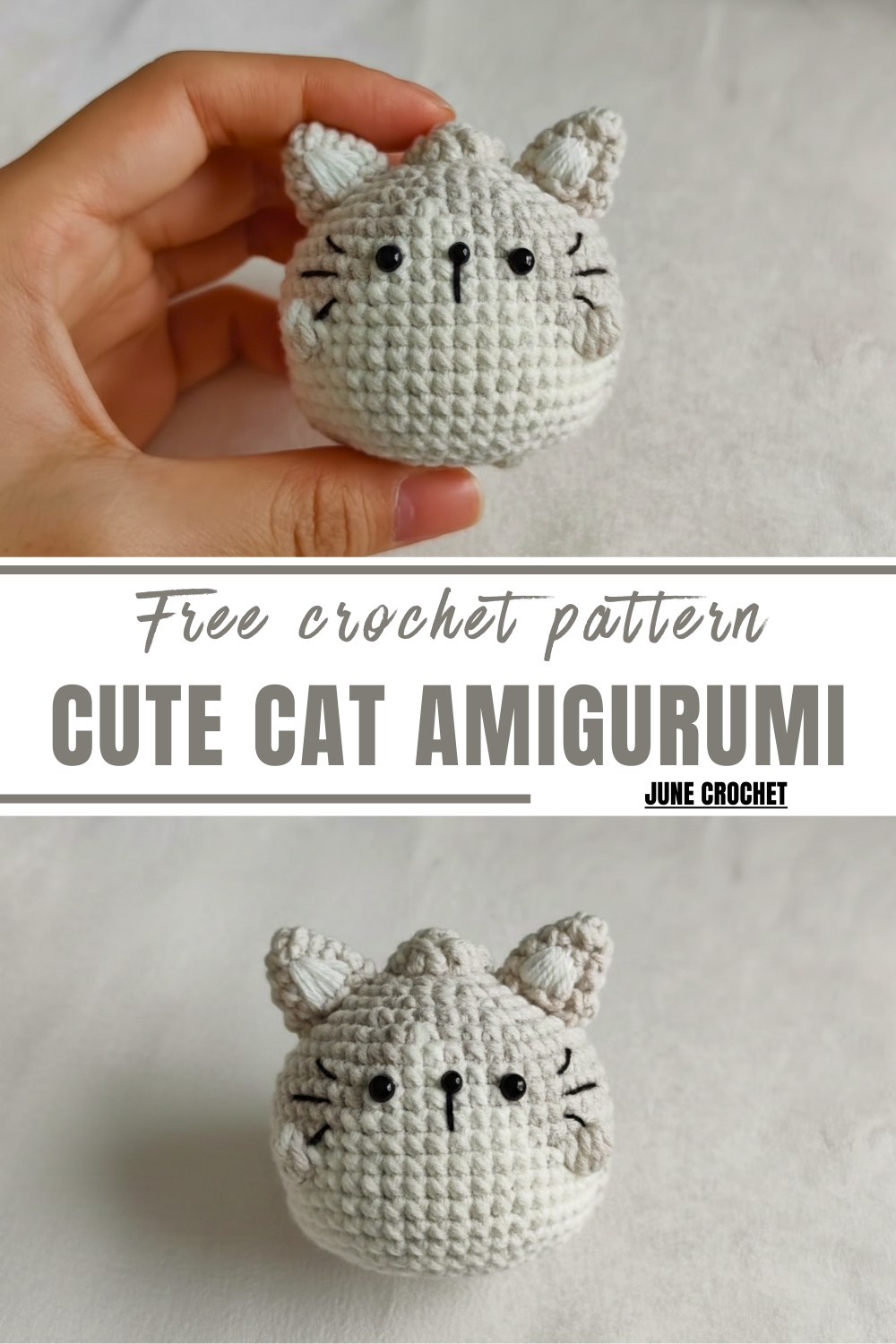 Cute Crochet Cat Amigurumi Pattern