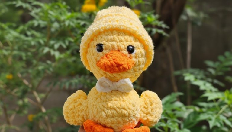 Cute Crochet Duck Amigurumi Pattern 10