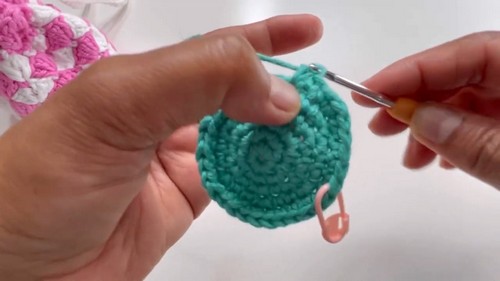 Easy Crochet Drawstring Mini Pouch Pattern 3