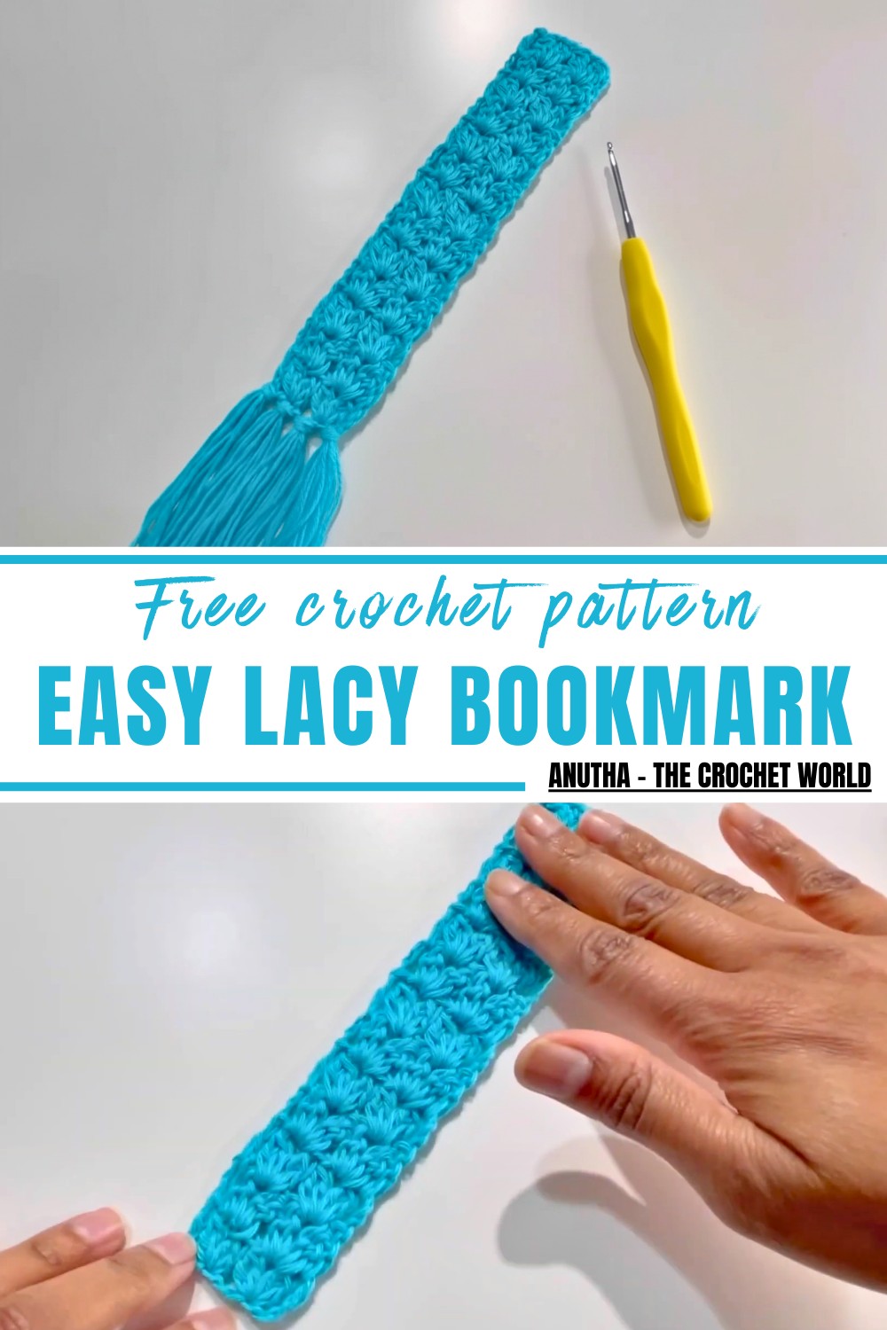 Easy Crochet Lacy Bookmark Pattern