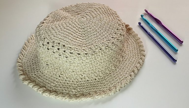 Easy Crochet Summer Hat Pattern 9