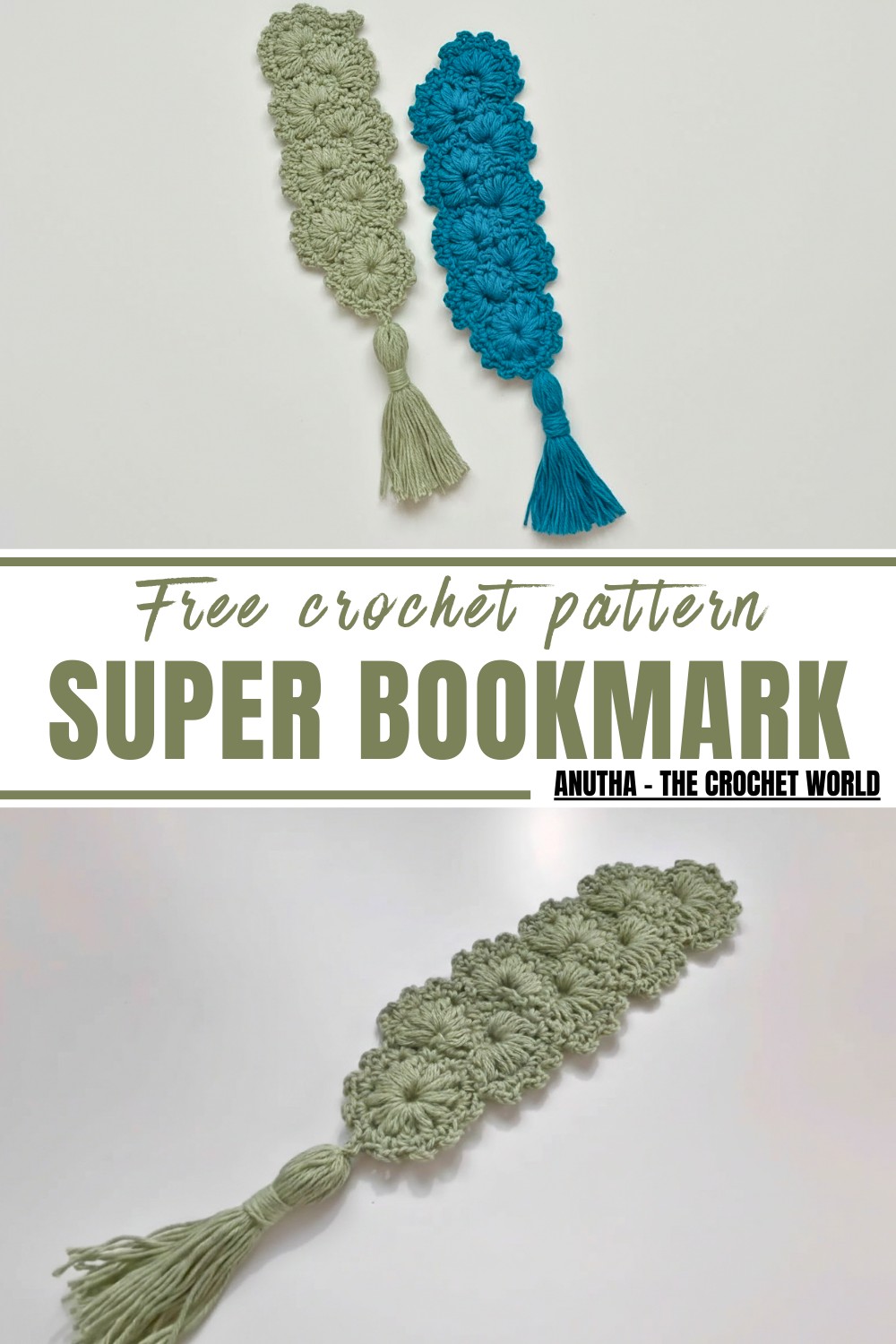 Super Crochet Bookmark Pattern
