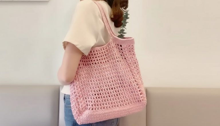 Beautiful Crochet Net Bag Pattern 12