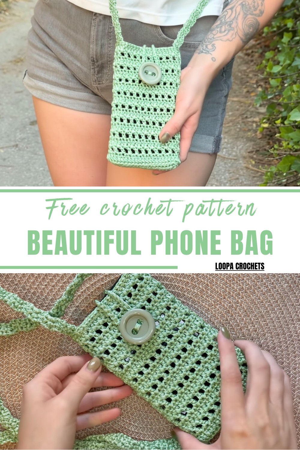 Beautiful Crochet Phone Bag Pattern