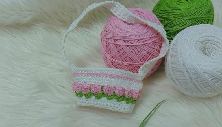 Beautiful Crochet Tulip Cup Sleeves Pattern 10