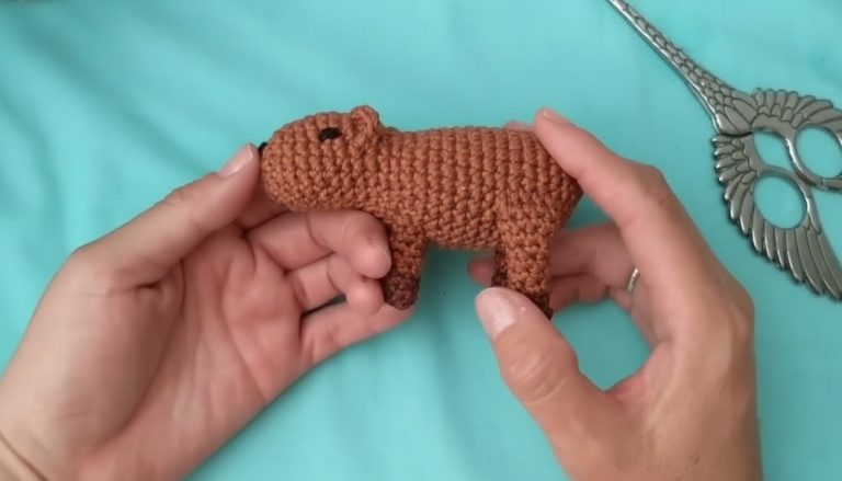 Crochet Capibara Amigurumi Pattern 9