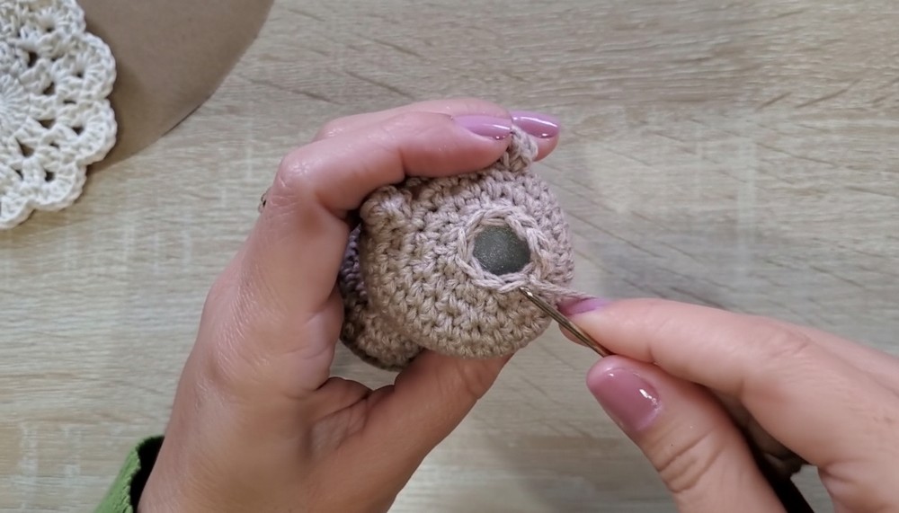 Crochet Dog Amigurumi Keychain Pattern 5
