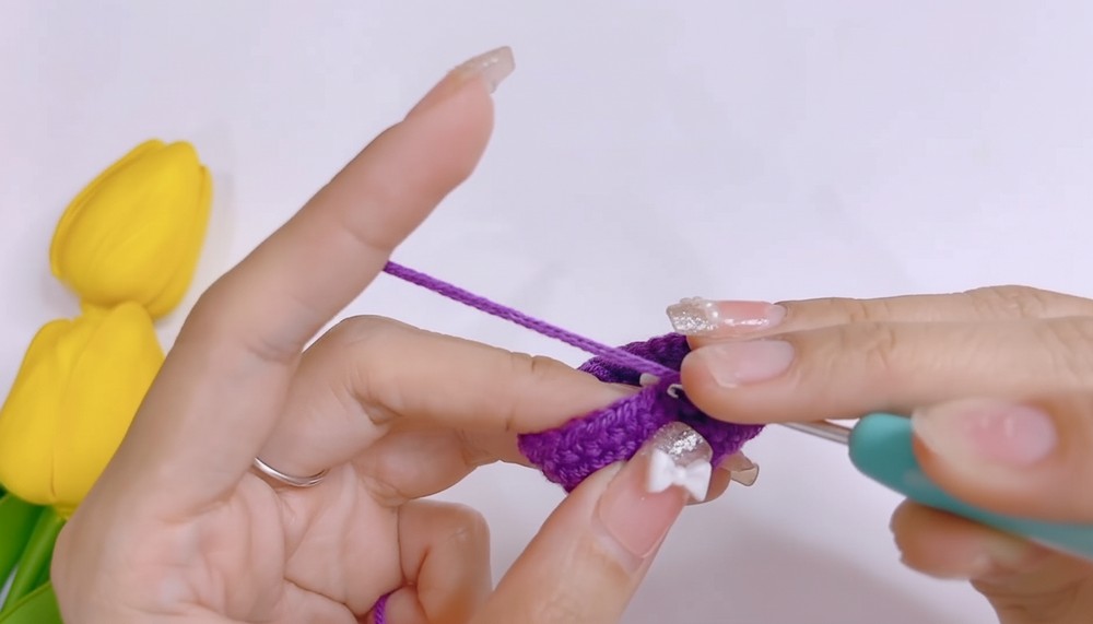 Crochet Eggplant Amigurumi Pattern 3