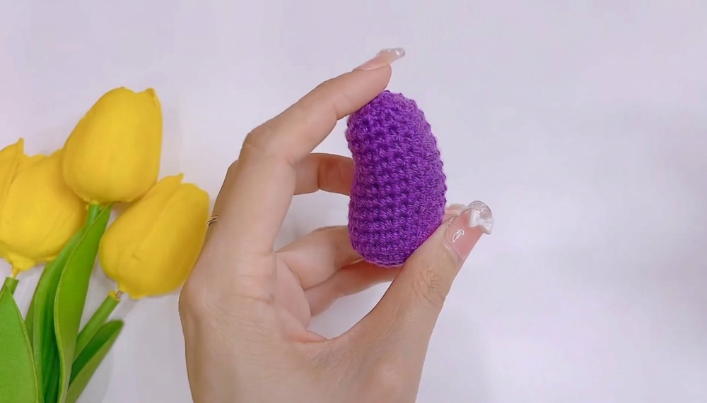 Crochet Eggplant Amigurumi Pattern 6