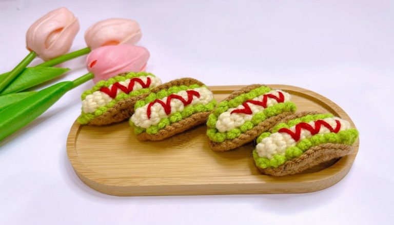 Crochet Hotdog Sandwiches Pattern 10