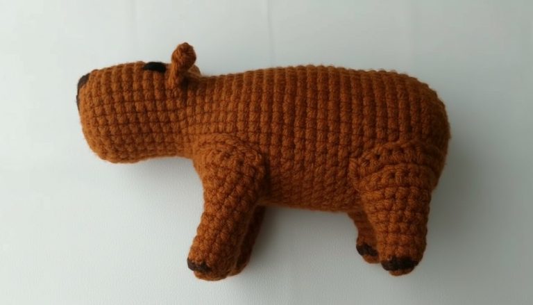 Crochet Large Carpincho Amigurumi Pattern 10