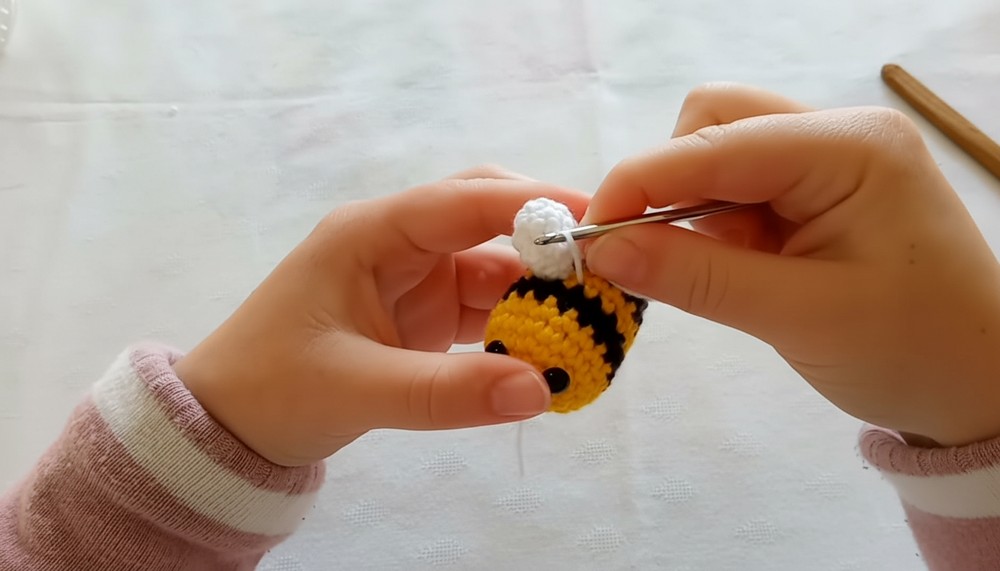 Crochet Mini Amigurumi Bee Pattern 8