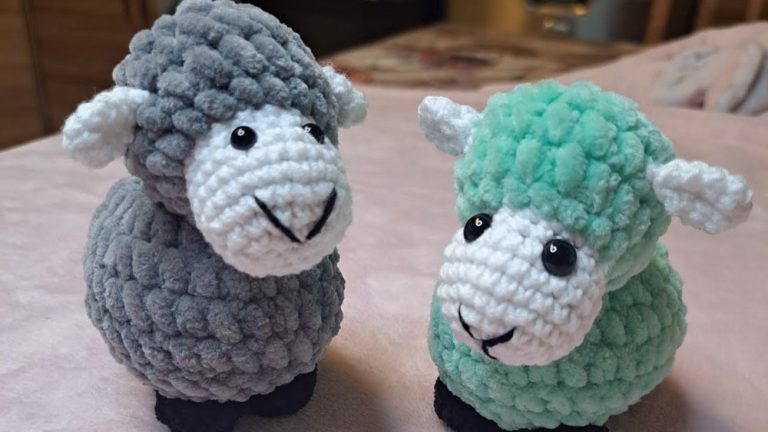 Crochet Mini Sheep Amigurumi Pattern 11