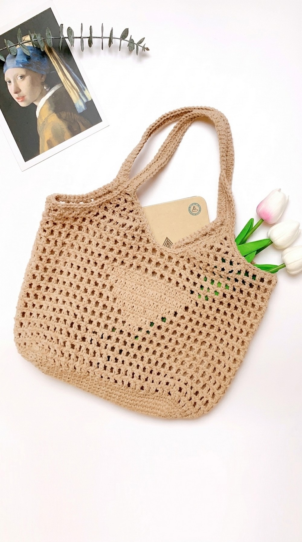 Crochet Net Bag Prada Inspired Pattern 10