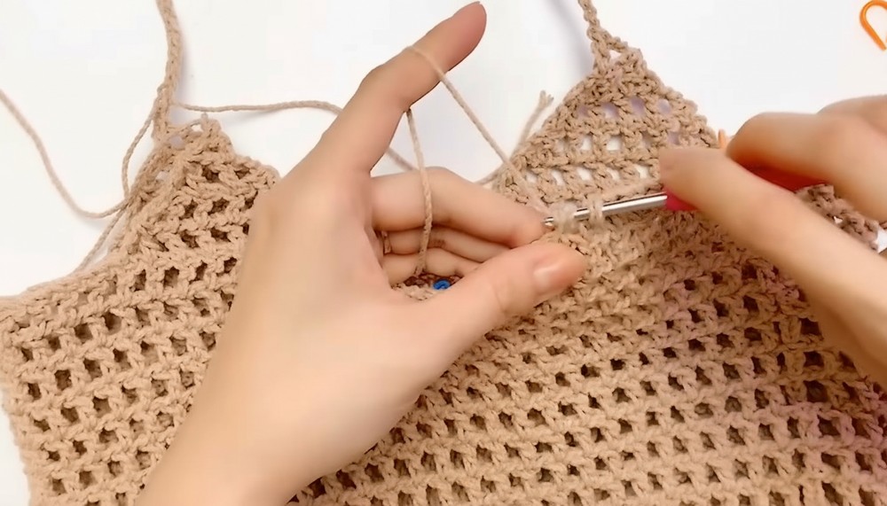 Crochet Net Bag Prada Inspired Pattern 8