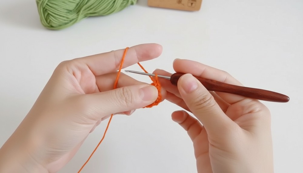Crochet Persimmon Amigurumi Pattern 1