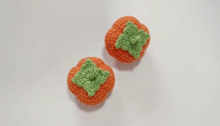 Crochet Persimmon Amigurumi Pattern 10