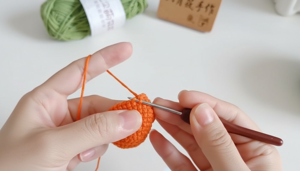 Crochet Persimmon Amigurumi Pattern 4