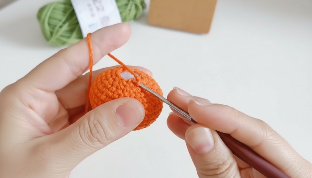 Crochet Persimmon Amigurumi Pattern 5