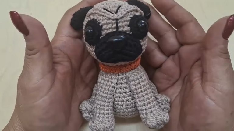 Crochet Pug Dog Amigurumi Pattern 11