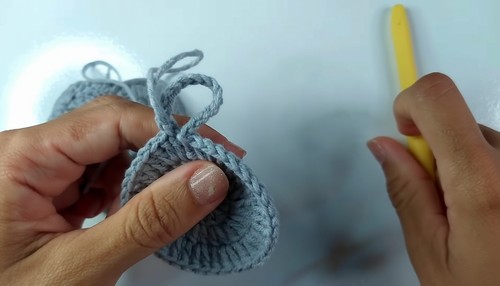 Crochet Teddy Bear Keychain Pattern 5