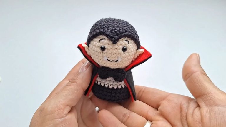 Crochet Vampire Amigurumi Pattern 11