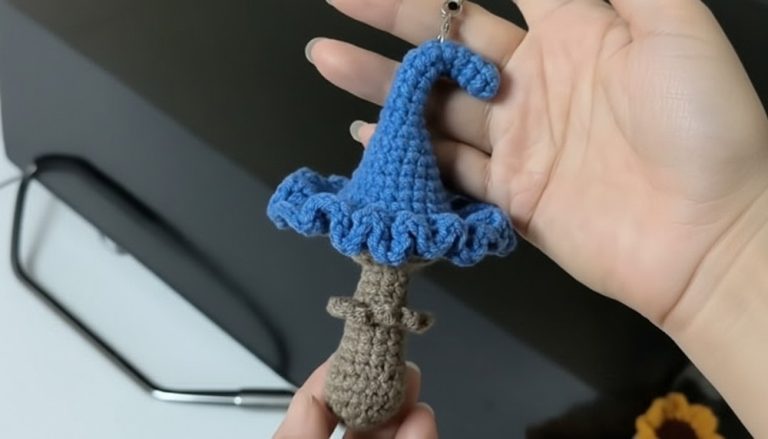 Crochet Witch Mushroom Hat Pattern 7