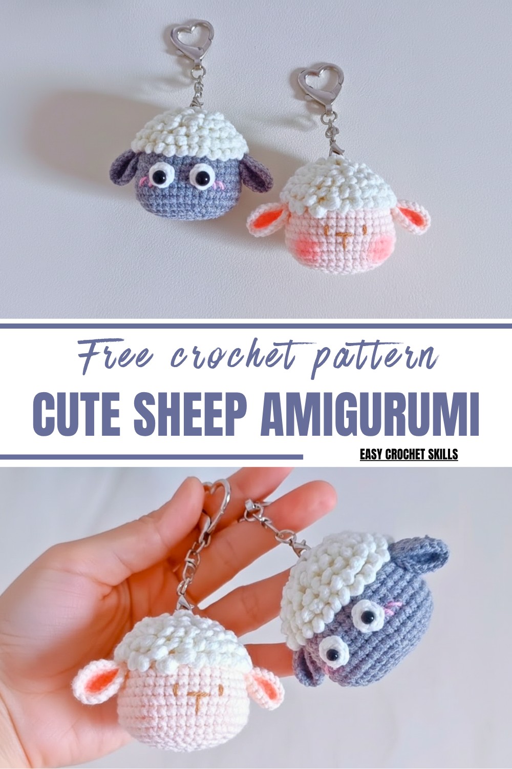 Cute Crochet Sheep Amigurumi Pattern