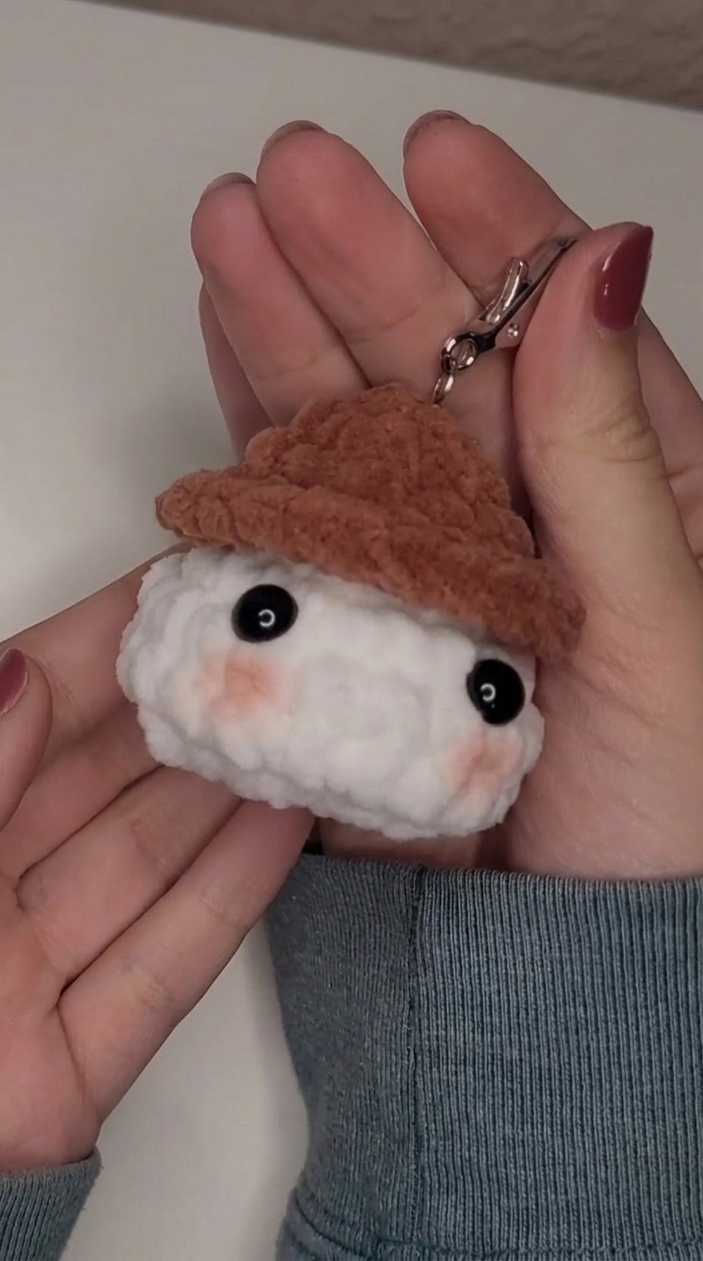 Easy Crochet Mushroom Plushi Pattern 9