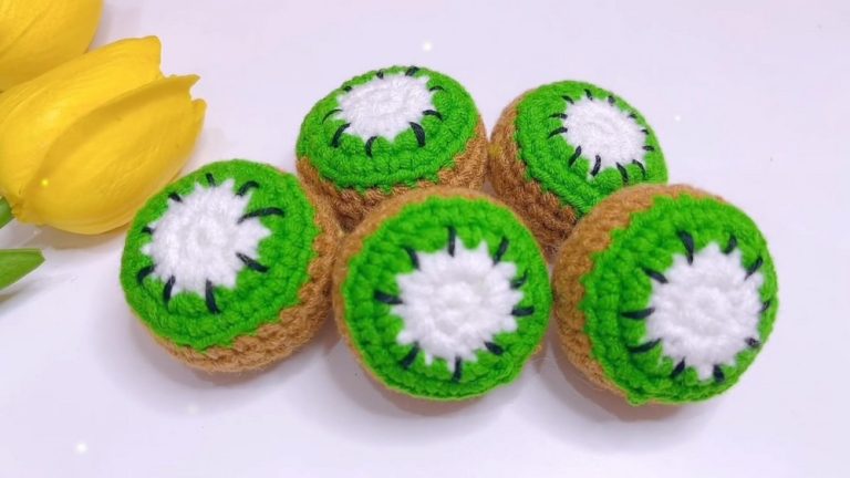 Sweet Crochet Kiwifruit Amigurumi Pattern 11
