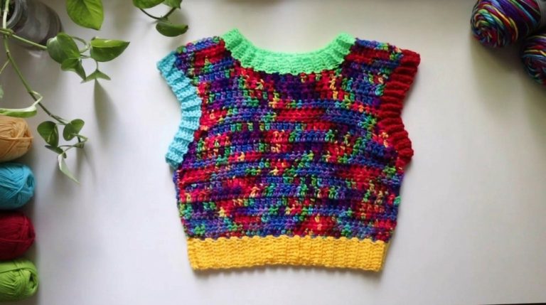 Beautiful Crochet Crop Top Pattern 9