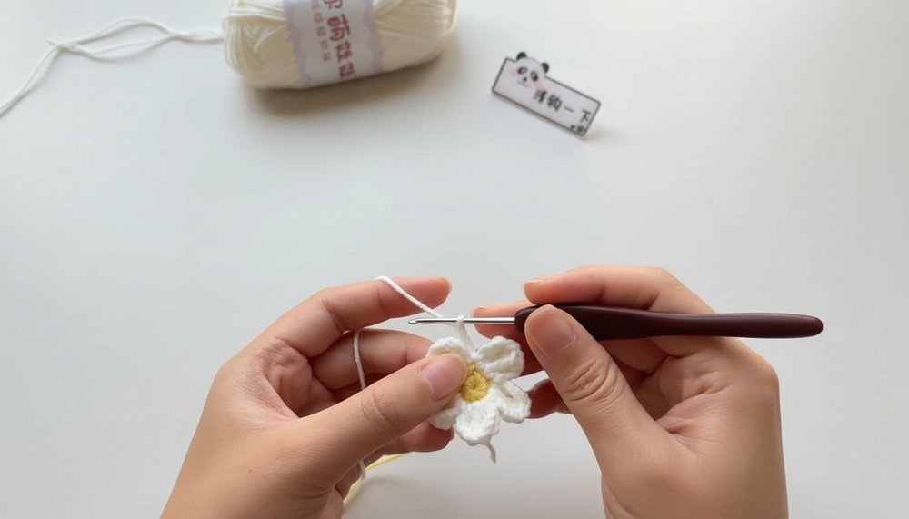 Beautiful Crochet Flower Pattern 4