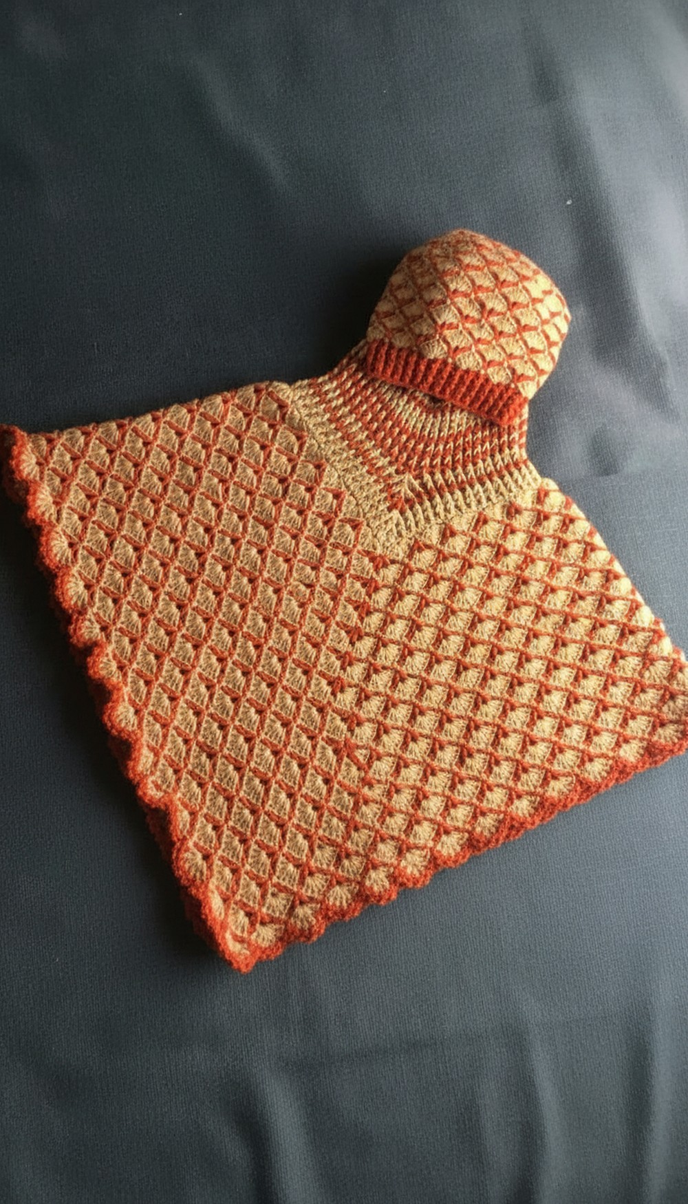 Beautiful Crochet Poncho Pattern 7