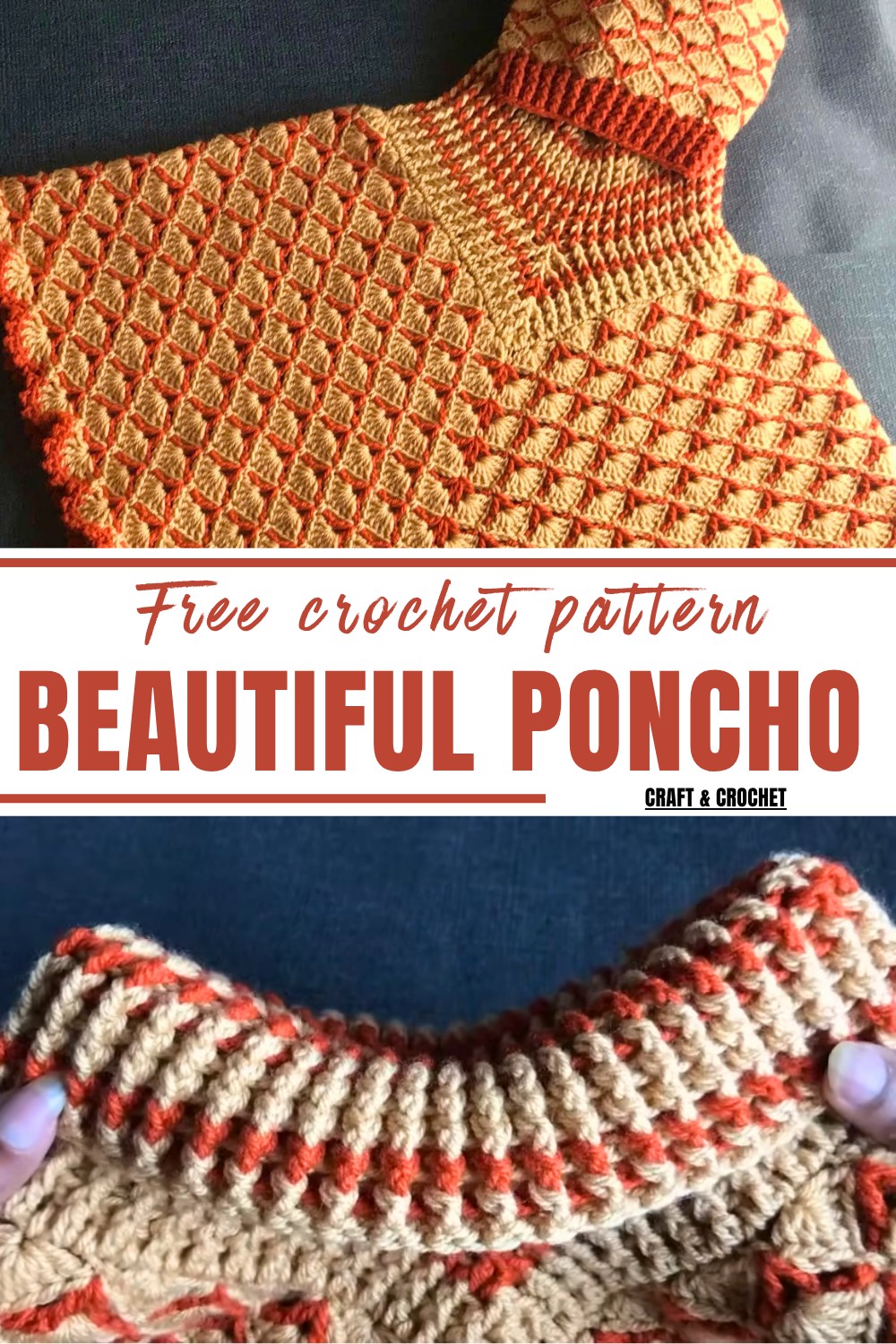Beautiful Crochet Poncho Pattern