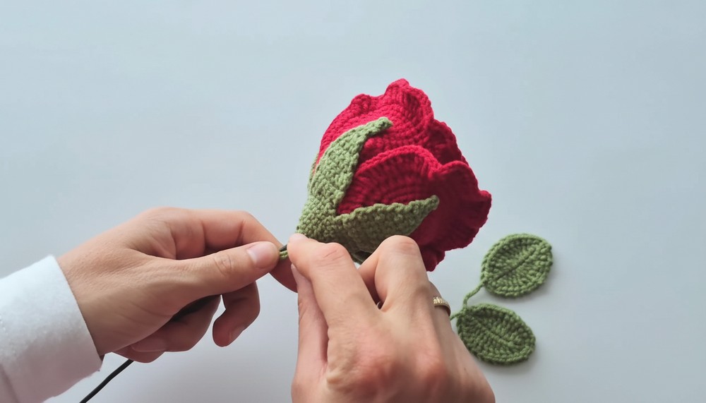 Beautiful Crochet Rose Pattern 7